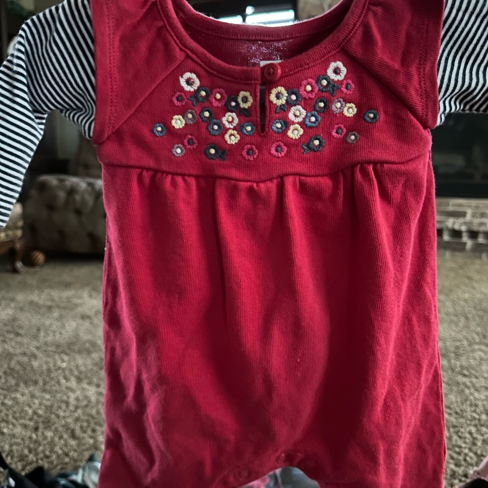 Adorable tea brand baby outfit size 0-3 months